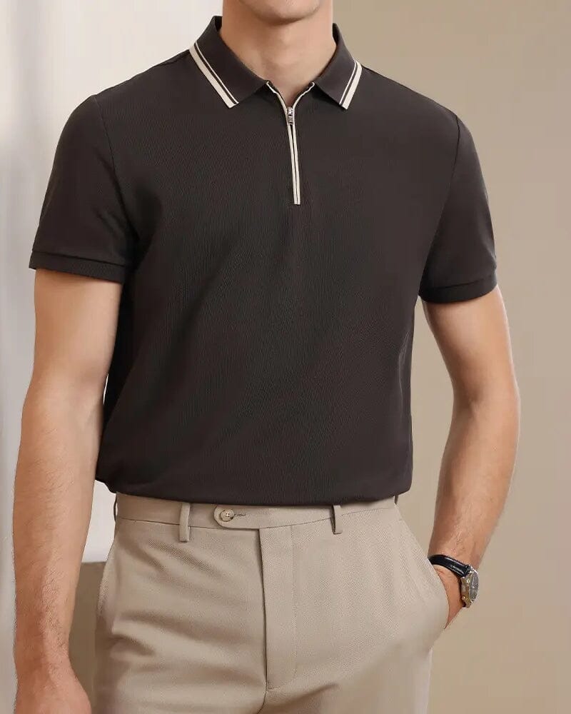 Ridgeway Zip Polo Vincci Belmont