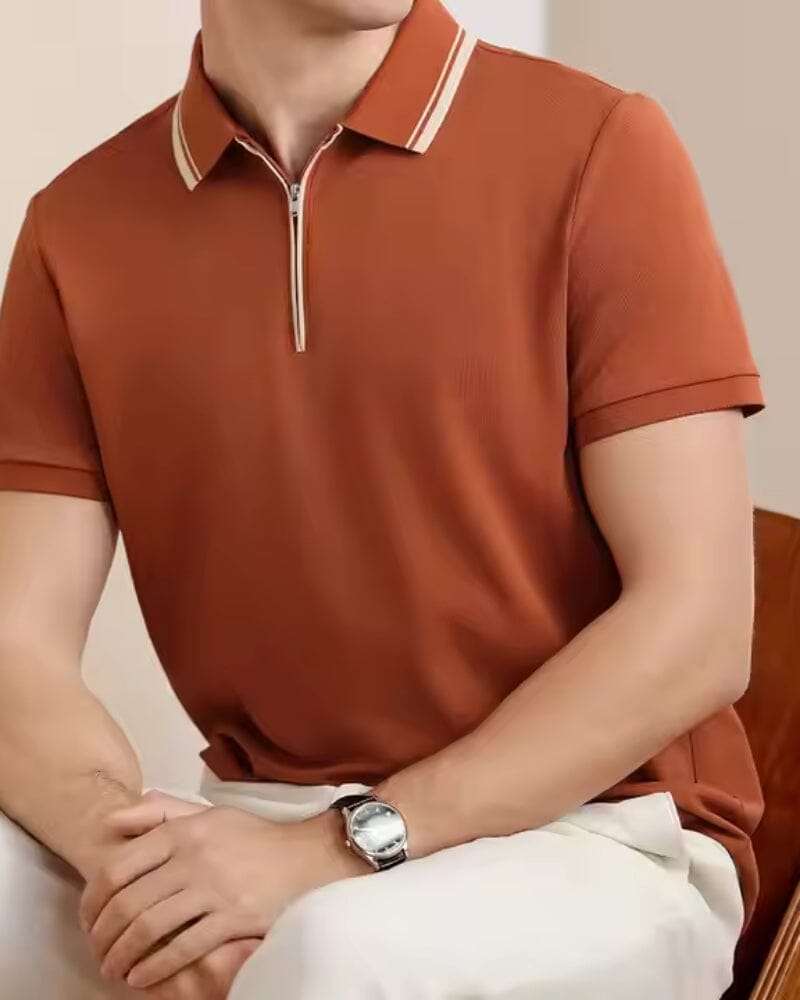 Ridgeway Zip Polo Vincci Belmont