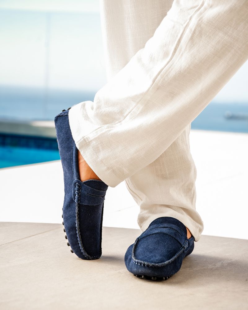 Suede Driver Loafers Vincci Belmont
