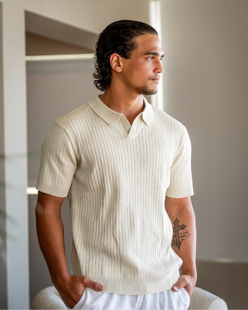 Premium Striped Polo Vincci Belmont