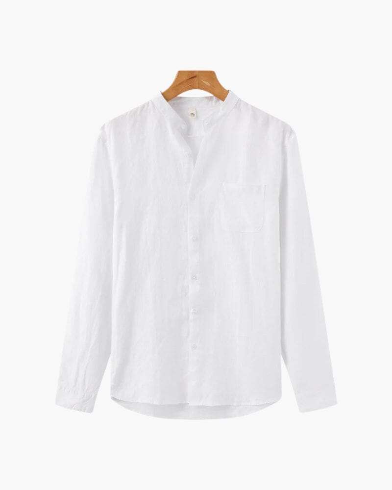 Cap Town 100% Linen Shirt Volk Blanc S 